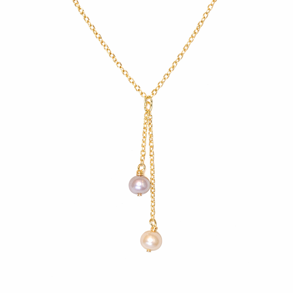 Pink Lariat Necklace